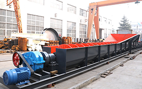 Spiral sand washing machine 