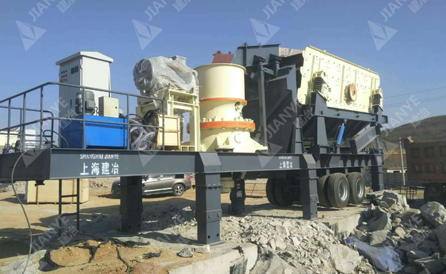 Wheel series- mobile cone crusher station